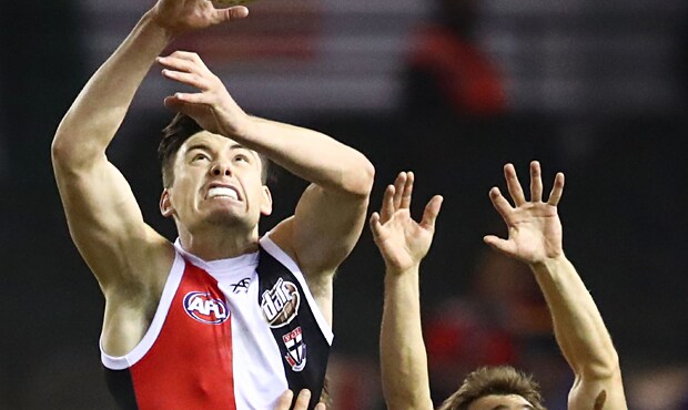 Josh Battle’s stellar performance was the perfect mix of selfless physicality and scoreboard impact. - St Kilda Saints,Sydney Swans,Josh Battle,Jimmy Webster,Alan Richardson